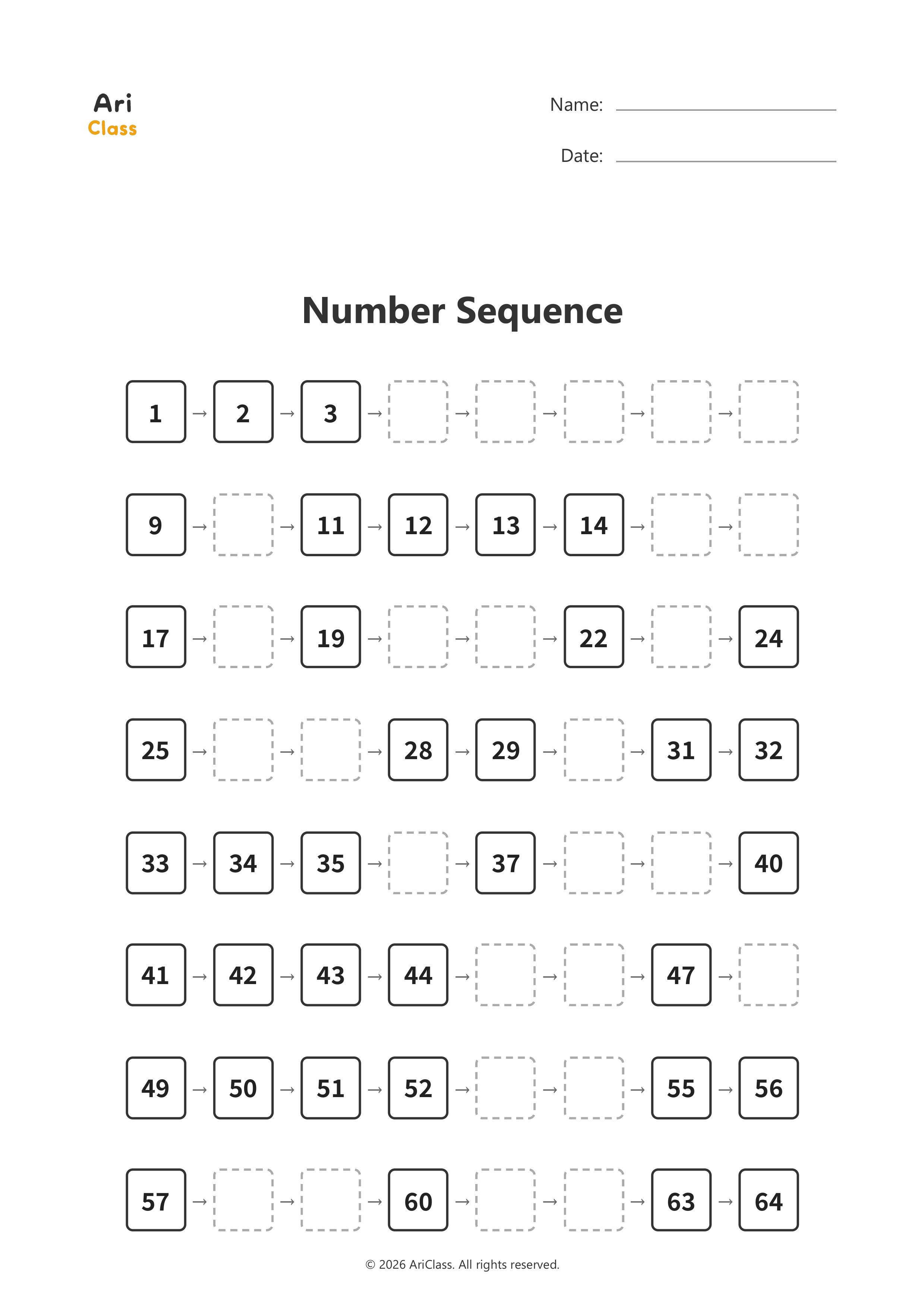 Number Sequence